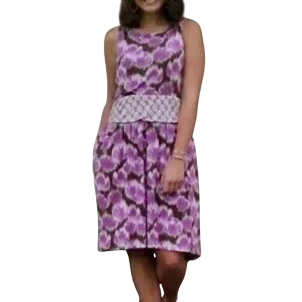 Matilda Jane Womens Adore Me Purple Ikat Viscose Jersey Shift Dress XS